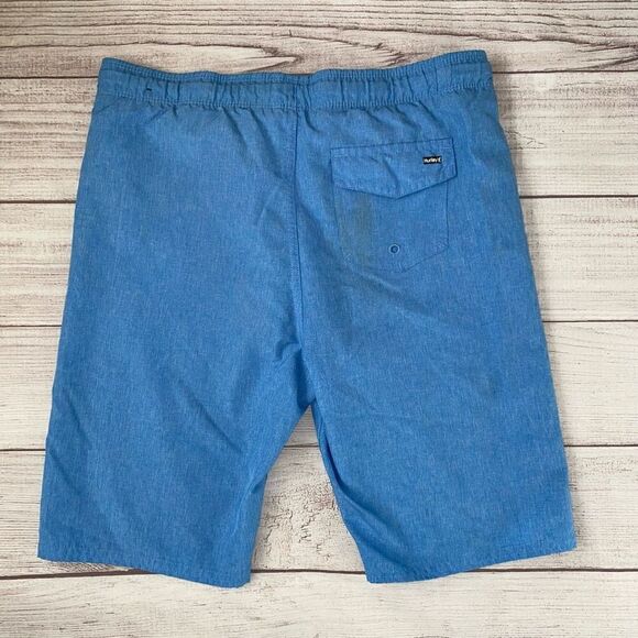 Hurley boys youth swim trunks w/mesh lining blue sz L - Picture 7 of 7